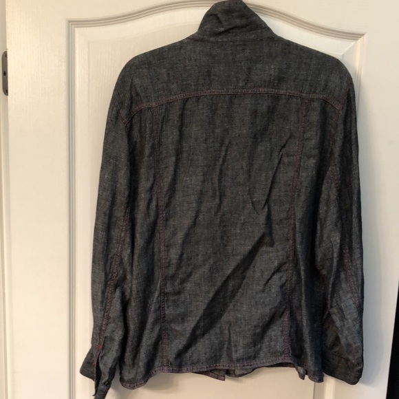 Chico’s Linen Shirt/Jacket - Picture 6 of 7